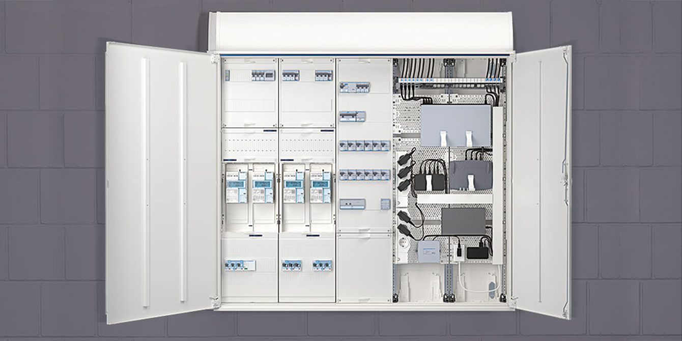 Technikzentrale bei Elektro-Hahn in Burghaun