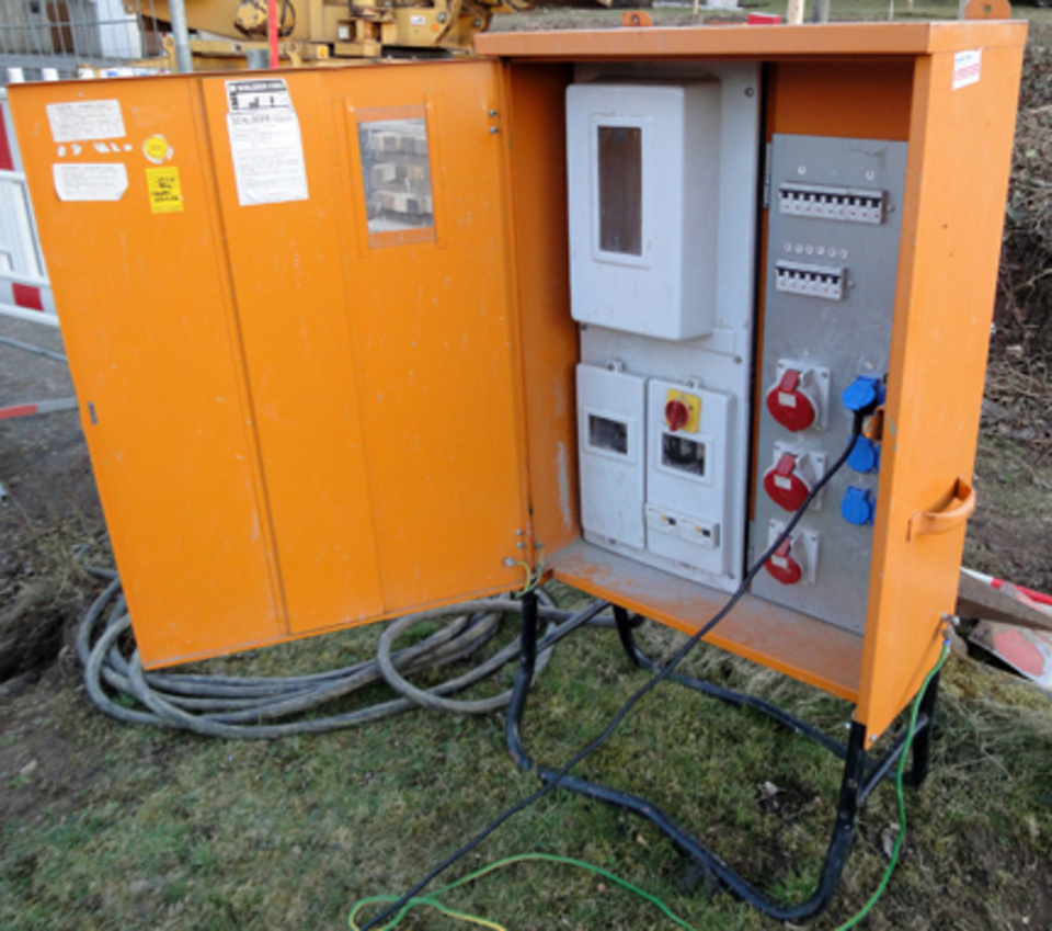 Baustromkasten bei Elektro-Hahn in Burghaun