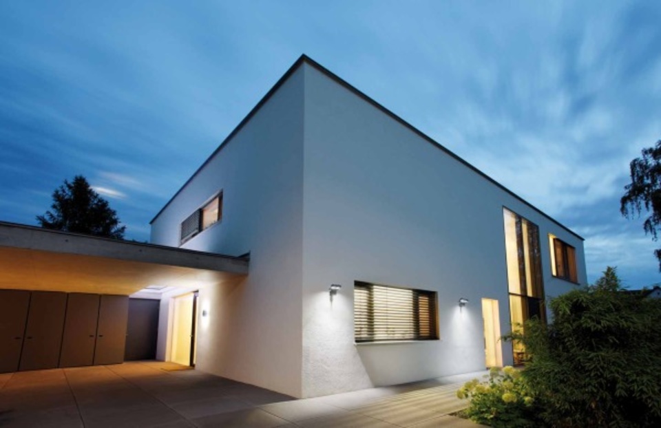 Aussenbeleuchtung bei Elektro-Hahn in Burghaun